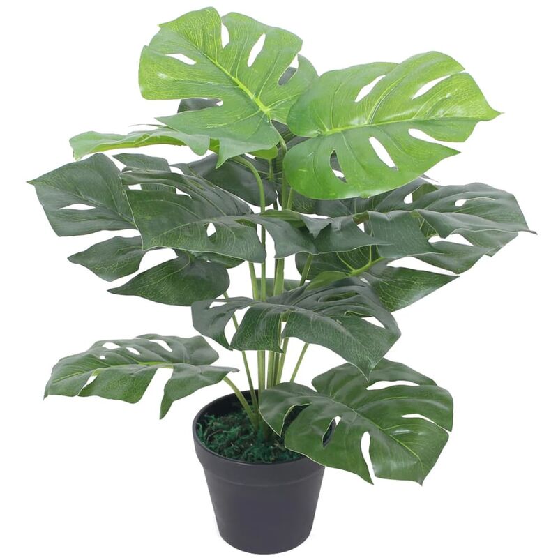 

Planta de monstera artificial con maceta verde 45 cm