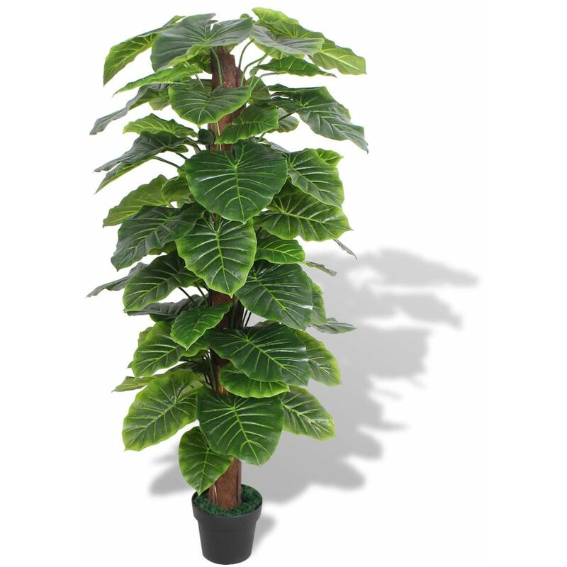 

Happyshopping - Planta de taro artificial con maceta 145 cm verde