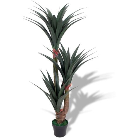 Planta de yuca artificial con macetero 155 cm verde