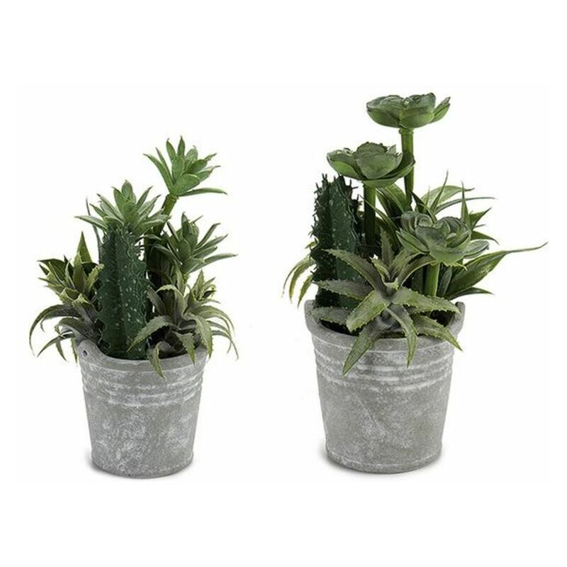 

Planta Decorativa Cactus Plástico Cemento (15 x 24 x 15 cm)