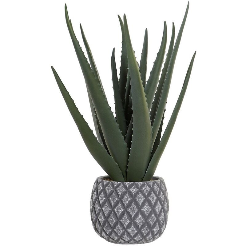

Planta Decorativa DKD Home Decor Aloe Vera Polietileno Gres (20 x 20 x 47 cm)