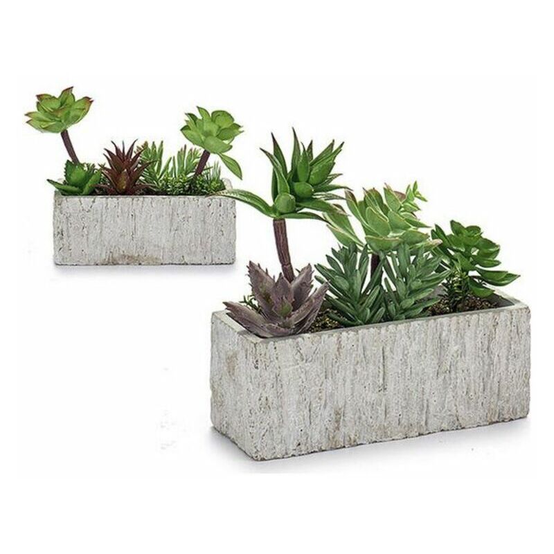 

Planta Decorativa Gris Verde Cerámica Plástico (9 x 20 x 21,5 cm)