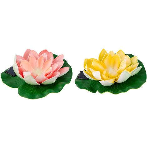 Planta Decorativa Lifetime ø 17,5 x 6 cm Plástico Flor de Loto Flor