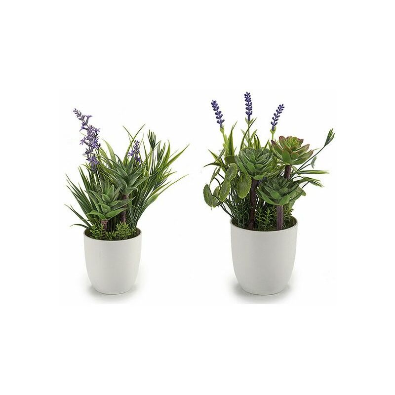 

Planta Decorativa Morado Plástico (15 x 27 x 15 cm)