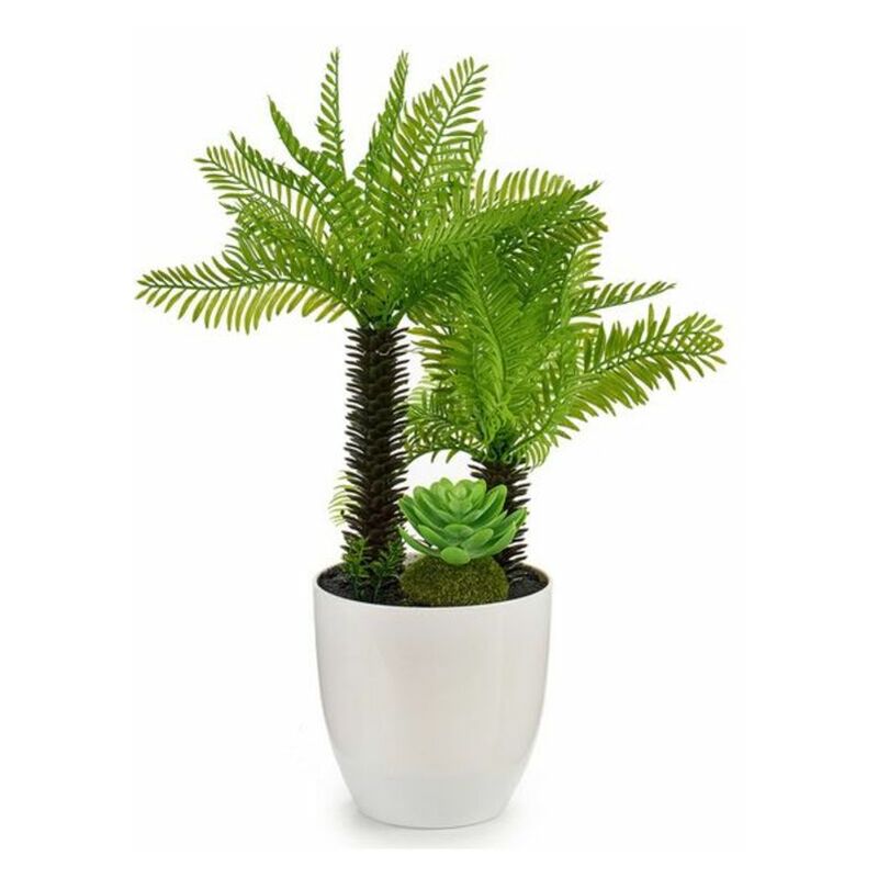 

Planta Decorativa Blanco Verde Plástico (18 x 33 x 18 cm)