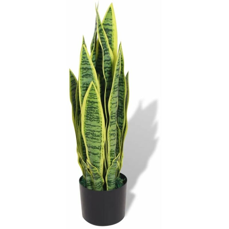 

Planta sansevieria artificial con macetero 65 cm verde