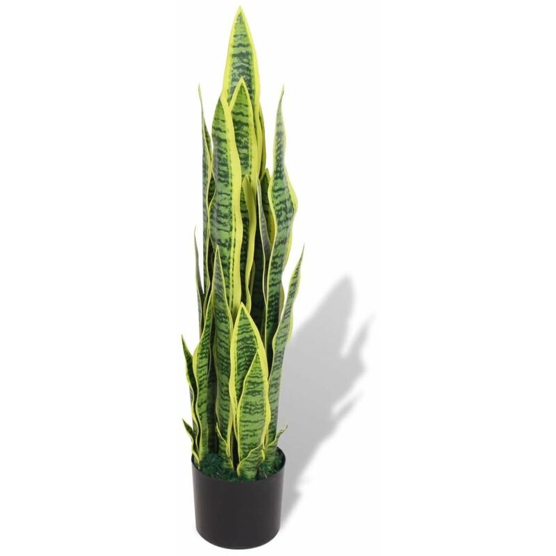 

Planta sansevieria artificial con macetero 90 cm verde