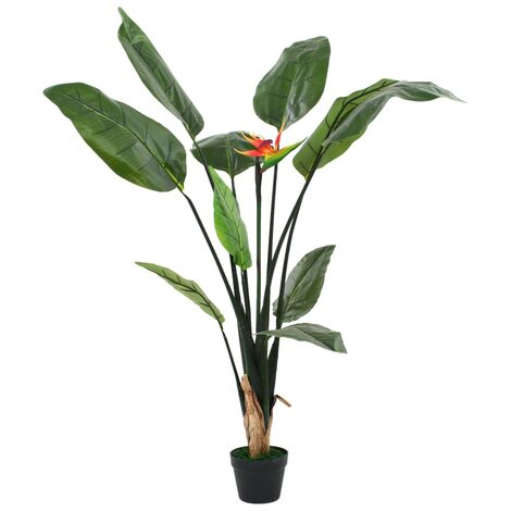 Planta strelitzia reginae ave del paraíso artificial 155 cm
