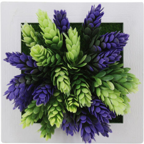 Plantas artificiales 3D para colgar en la pared o usar como marco de fotos para el hogar o la oficina. Idea de regalo.