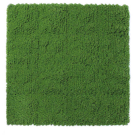 Plantawa Jardin Artificielle Vertical Moss Élément Décoratif d'Intérieur Haie Artificielle sur Mur Lisse 100 x 100 cm