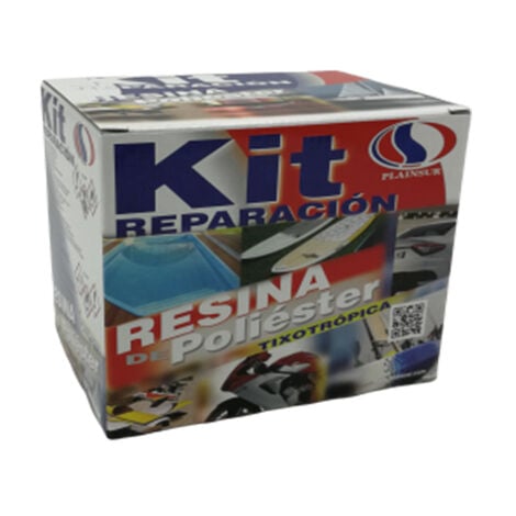 Plantawa Kit Réparation en Résine Polyester Plus Fibre de Verre et Catalyseur Haute Qualité et Résistance