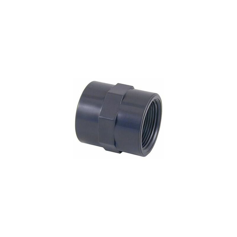 

Plantawa Manguito PVC Roscado H-H 1' Racores de Evacuación Unión Tubería Riego