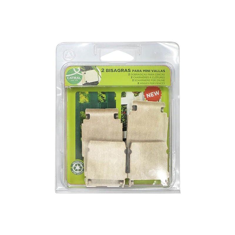 Pack 2 Bisagras Clickfence LOP Blancas - Plantawa