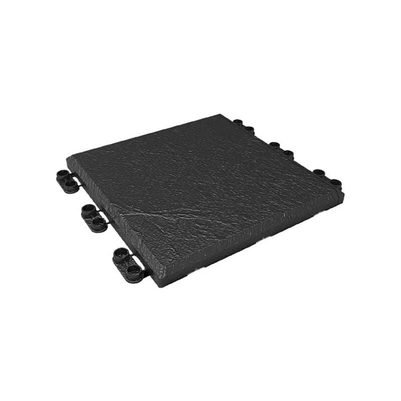 

Pack 9 Baldosas Ecológicas Pizarra Baldosas de Madera Composite para Terrazas Tarima Jardín - Plantawa