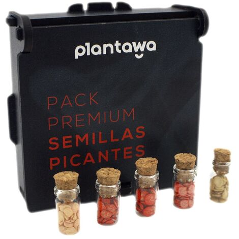 Plantawa Pack Premium Graines Épicées (Piment Jalapeño Piment Poblano Piment Serrano Piment Hungarian Yellow Wax Piment Demre) 10 par pot en Hiver Printemps Été Automne Horticole - Plantawa