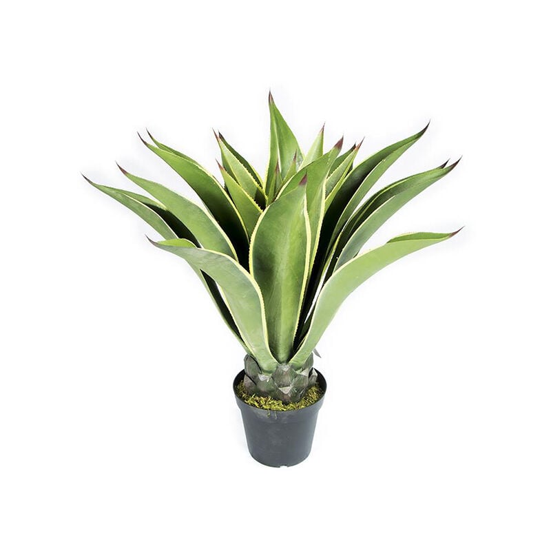 

Plantawa Planta Artificial Agave Mini 98 cm Plantas Artificiales con Maceta para Casa Decoración para Interior y Exterior