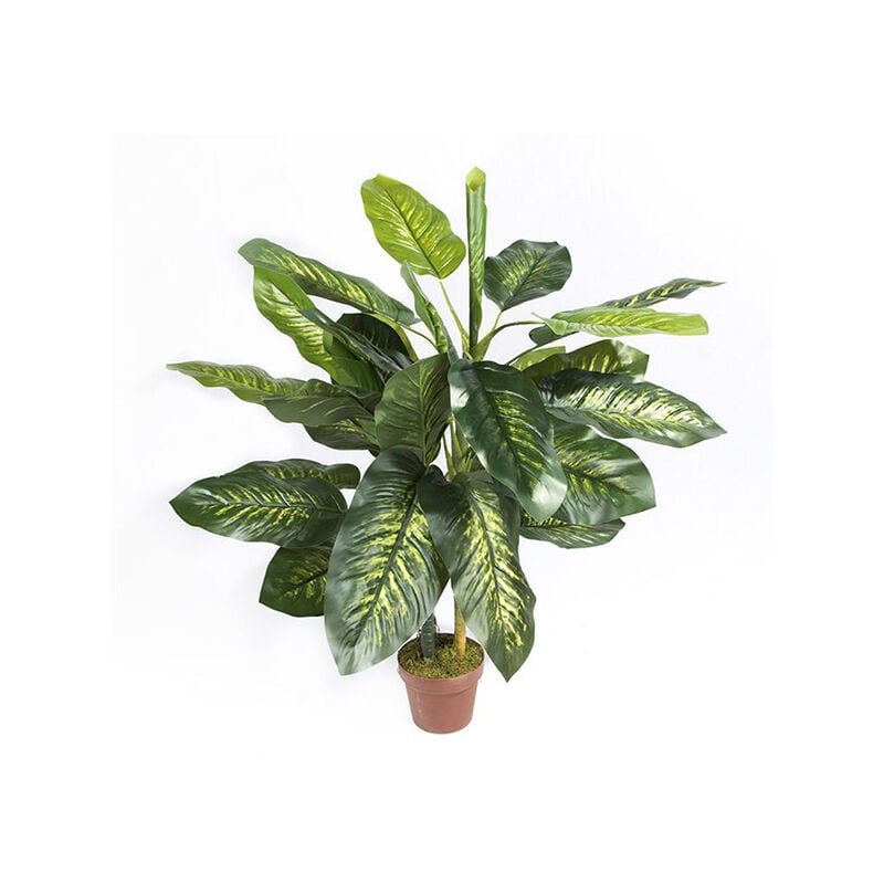 

Plantawa Planta Artificial Aracea 120 cm Plantas Artificiales con Maceta para Casa Decoración para Interior y Exterior
