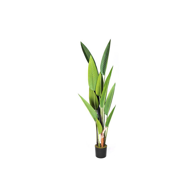 

Plantawa Planta Artificial Ave del Paraíso 188 cm Plantas Artificiales con Maceta para Casa Decoración para Interior y Exterior