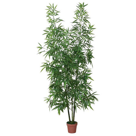 Plantawa Plante Artificielle Bambou Agave du Mexique et Sud États- Unis Élement Décoratif d'Intérieur 73cm