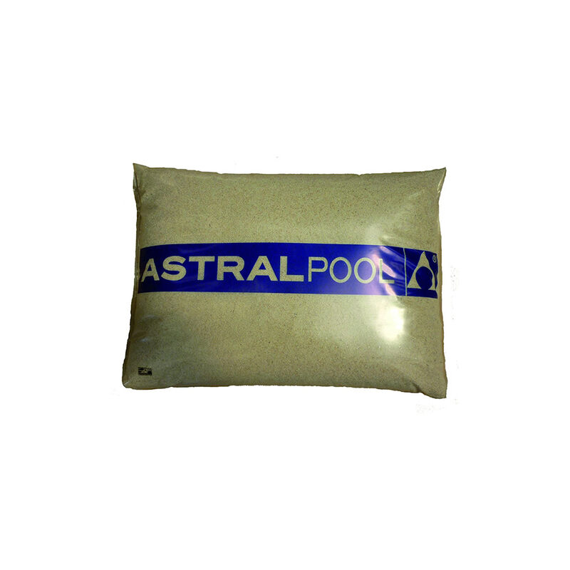 Sac de Sable Fin Silice pour Piscine 25kg Filtration AstralPool 100% Pure Taille grain 0.4 - 0.8mm - Plantawa