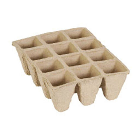 SYITCUN 320X Biodegradables Semilleros de Germinacion 4,1x4,1cm, Paquete de  20 Maceta Biodegradable para Semilleros,Bandejas de Plántulas, Macetas de