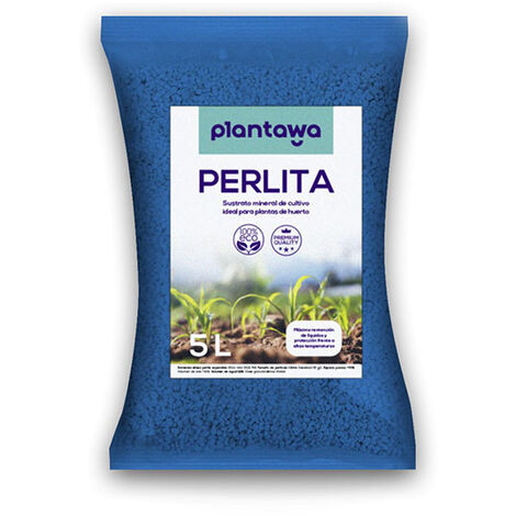 Plantawa Substrat Perlite 5L pour toutes Plantes Ton Blanc PH neutre dans Potager Urbain et Serres