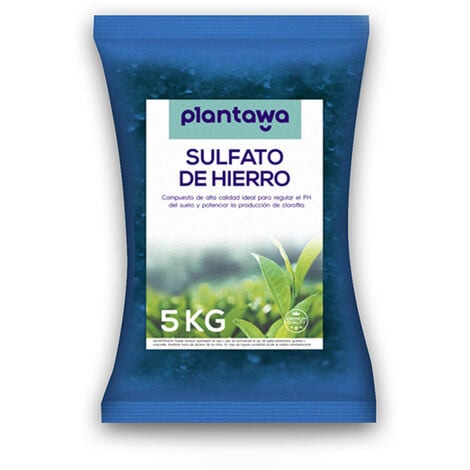Plantawa Sulfate de Fer Engrais Écologique 5kg dans Potager Urbain et Pots Haute Qualité