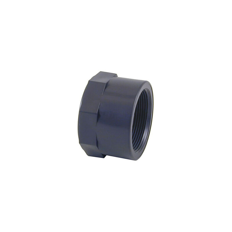 

Plantawa Tapón PVC Rosca Hembra 1 1/2' Tapón Ciego Gris Racores de Evacuación