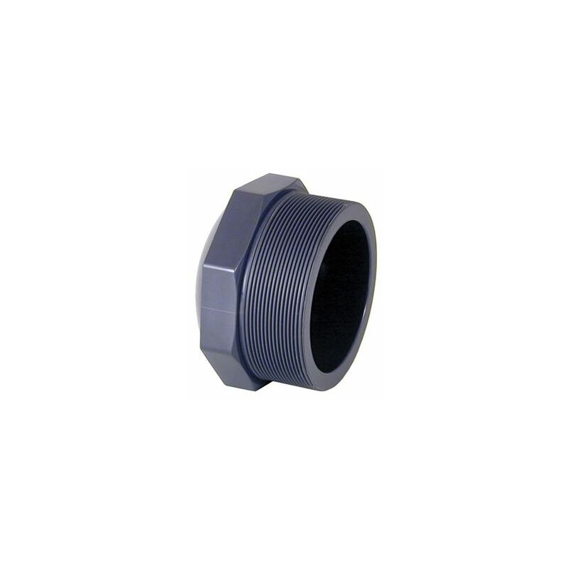 

Plantawa Tapón PVC Rosca Macho 3/4' Tapón Ciego Gris Racores de Evacuación