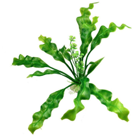 Plante 20 Cm Plante Artificielle Pour Aquarium Fausses Plantes En Plastique Col.vert