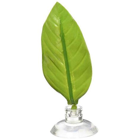 Plante aquatique artificielle verte pour aquarium, décoration pour petits aquariums.