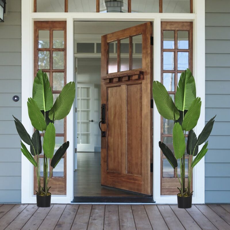 Maisonchic - Plante Artificiel Bananier Avec Pot 160CM Décoration Intérieur et Extérieur CW4252 design in