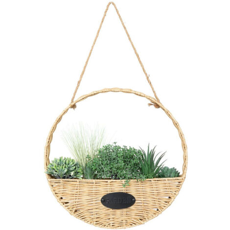 Plante Artificielle à Suspendre "Garden" 40cm Beige