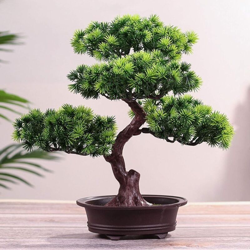 Plante Artificielle, Arbres Artificiels Décoratifs, Simulation De Pin en Pot, Décoration De Fausse Plante, Plantes Vertes en Pot pour Décoration De