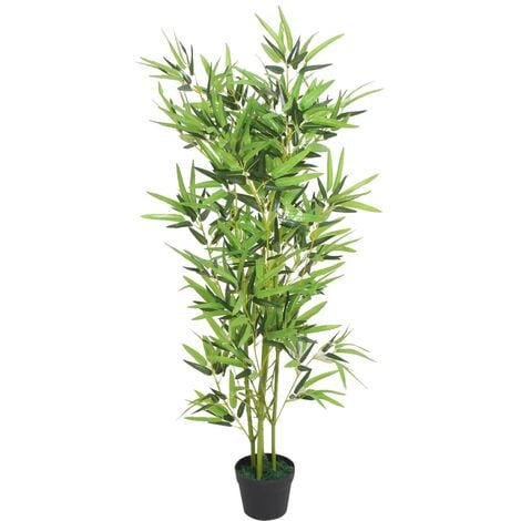 Plante artificielle avec pot Bambou 120 cm Vert