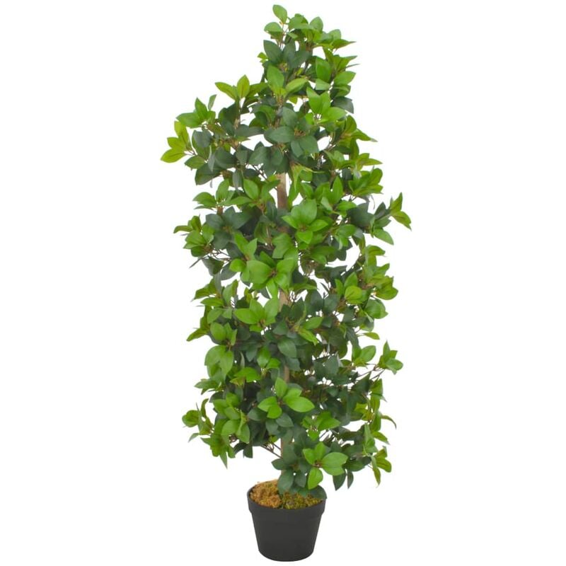 Plante artificielle avec pot Laurier Vert 120 cm Vidaxl n/a
