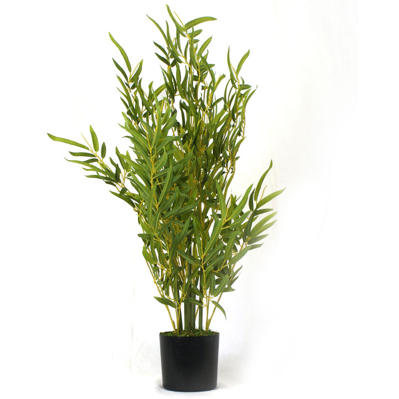 Pegane - Plante artificielle Bambou - Hauteur 76 cm
