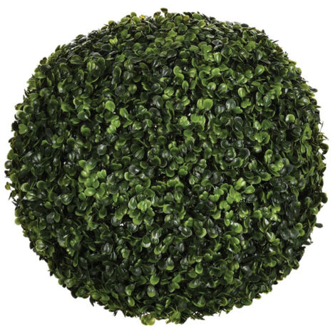 Plante Artificielle "Boule de Buis" 36cm Vert