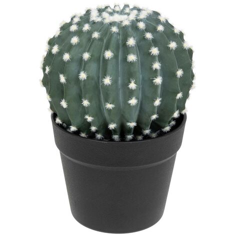 Plante artificielle Cactus en pot H 25 cm - Atmosphera