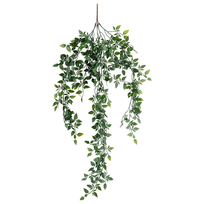 Plante artificielle d'eucalyptus suspendue au mur, 90 cm, en rotin, décoration de salle, fausse plante, pour mariage, banquet, simulation de feuilles