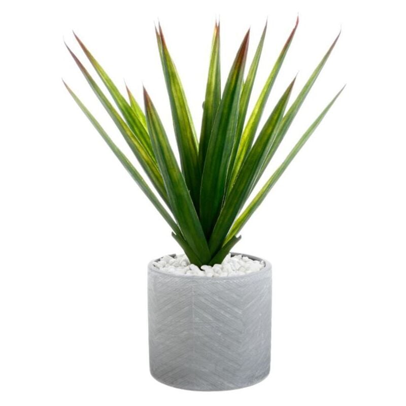 Plante Artificielle en Pot Aloe Vera 47cm Vert