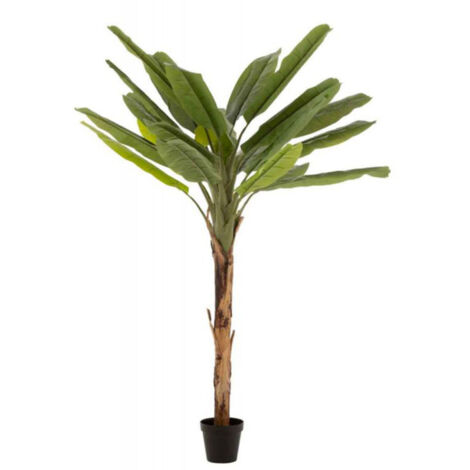 Plante Artificielle en Pot "Bananier" 250cm Vert
