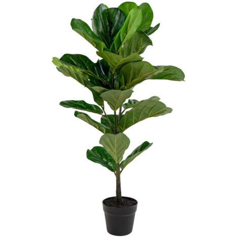 Plante artificielle H100 cm - Vert - FIDDLE LEAF TREE