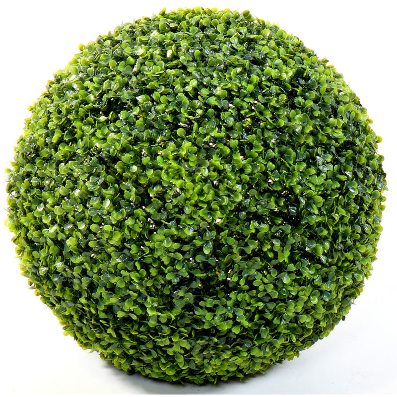 Plante artificielle haute gamme Spécial extérieur / Buis boule gr artificiel - Dim : H.48 x D.48 cm
