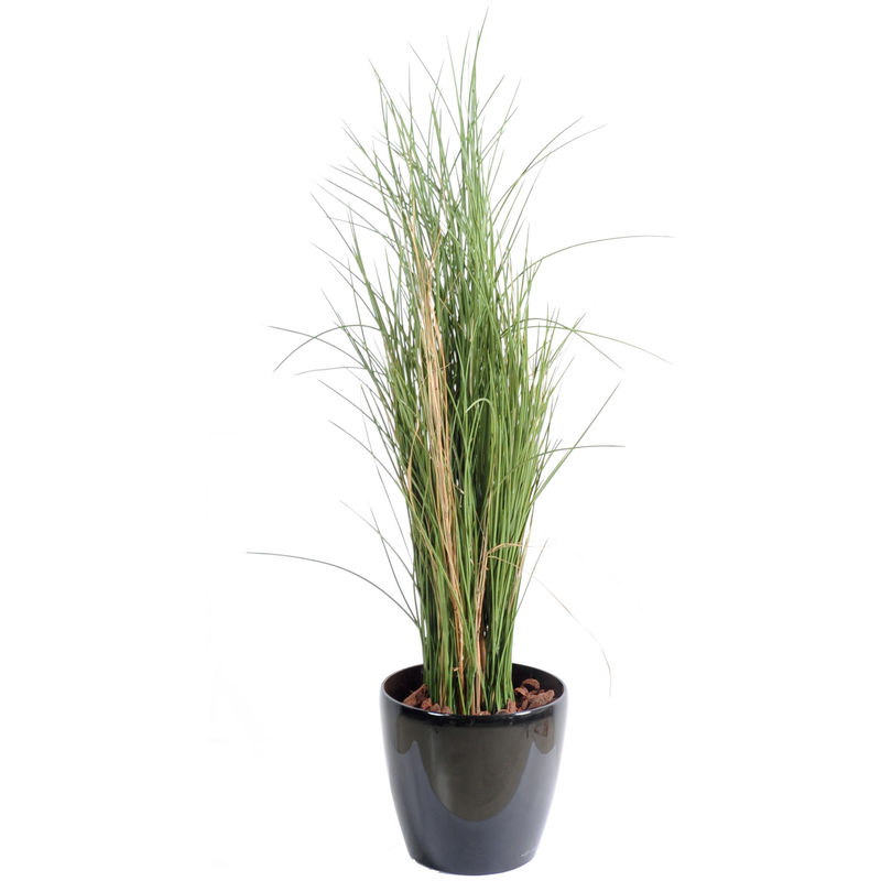 Plante artificielle haute gamme Spécial extérieur / Herbe artificielle - Dim : 115 x 40 cm Pegane