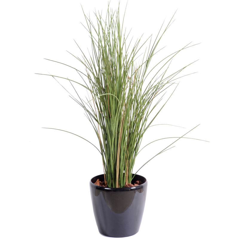 Plante artificielle haute gamme Spécial extérieur / Herbe artificielle - Dim : 80 x 30 cm -PEGANE-