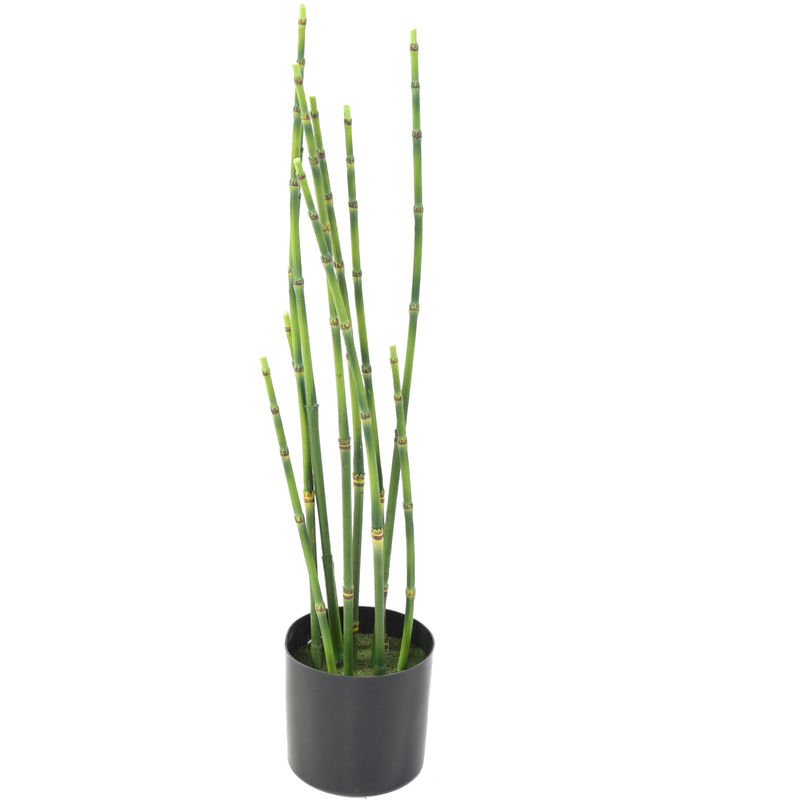 Pegane - Plante artificielle haute gamme Spécial extérieur / presle artificiel - Dim : 65 x 15 cm