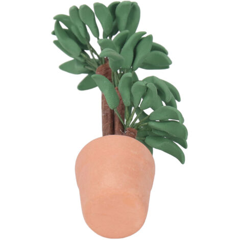 Plante Artificielle Miniature pour Décoration Maison de Poupée 1/12, Accessoire Jardin Réaliste