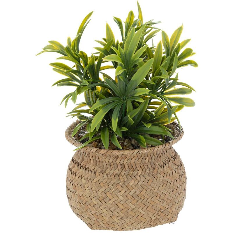 Plante artificielle en pot Jiling en roseau H20cm Atmosphera créateur d'intérieur