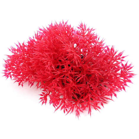 Plante Artificielle pour Aquarium - Herbe Verte en Plastique pour Décoration de Bassin à Poissons